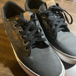 Vans Atwood Lace Up Sneakers Men’s Size 7 Gray Black Shoes Great Condition!
